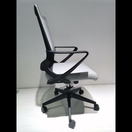 Tuhome Maurice Office Chair, Fixed Armrest, Nylon Base, Black/Smoke SNG7535